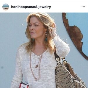 Honi hoops Maui tear drop earrings